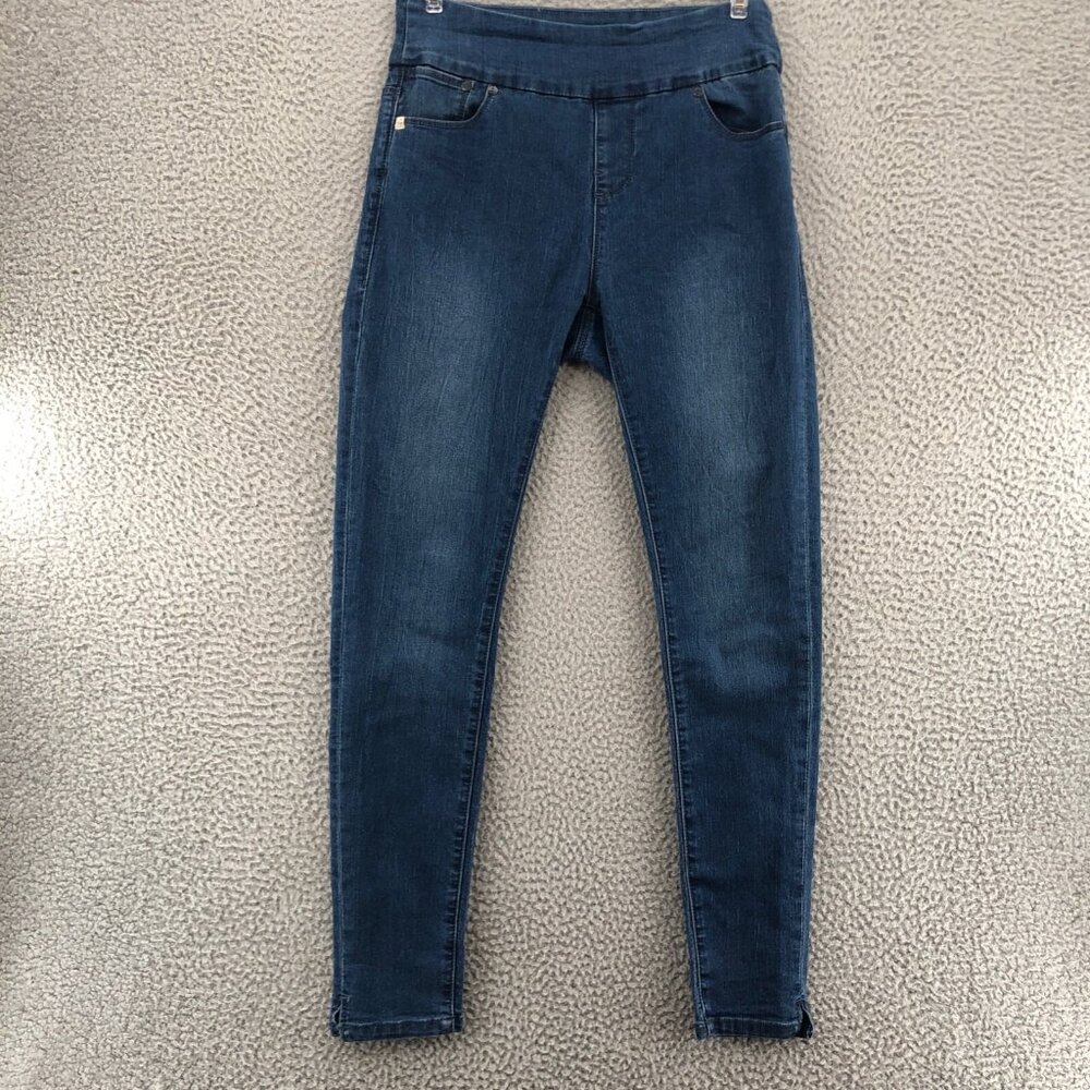 Lola Jeans Women Rachel MB 6 Blue Denim High Rise Ankle 4Way Stretch 360 Comfort
